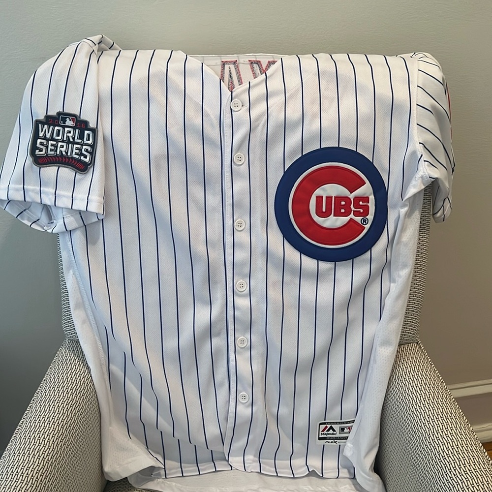 Kris Bryant Chicago Cubs 2016 World Series jersey